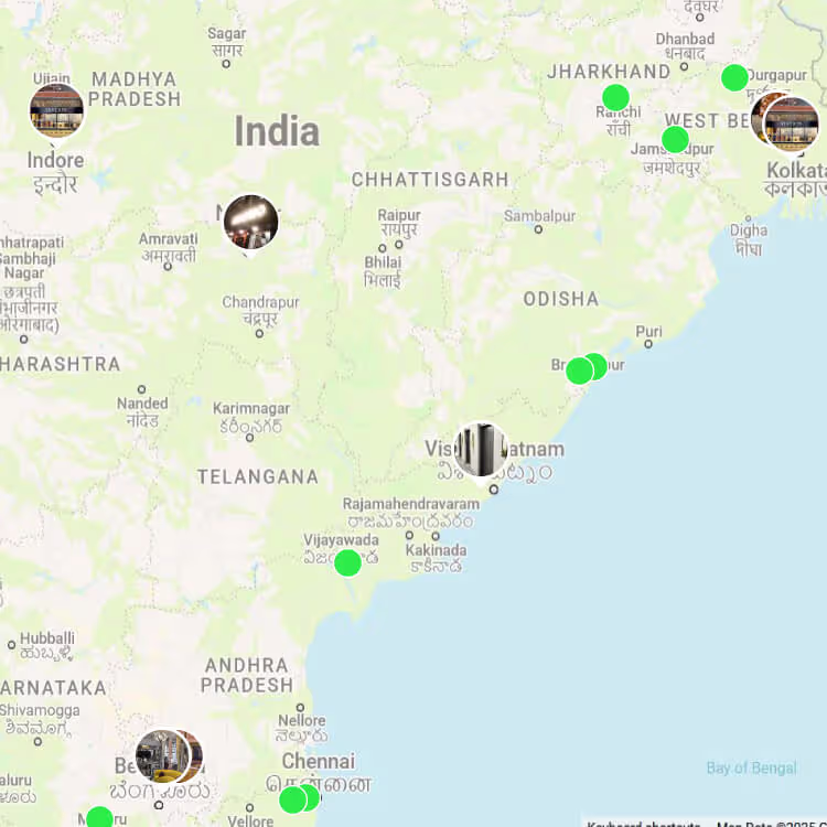 AYATRIO India Presence Map